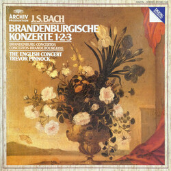 Johann Sebastian Bach / The English Concert / Trevor Pinnock Brandenburgische Konzerte 1 • 2 • 3 Vinyl LP USED