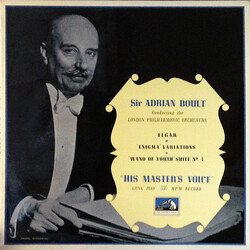 Sir Adrian Boult / London Philharmonic Orchestra / Sir Edward Elgar 'Enigma' Variations / 'Wand Of Youth' Suite N° 1 Vinyl LP USED