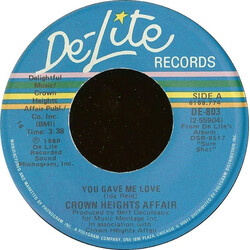 Crown Heights Affair You Gave Me Love USED VINYL 7INCH 45 RPM SINGLE