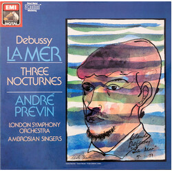 Claude Debussy / André Previn / London Symphony Orchestra / The Ambrosian Singers La Mer ∙ Three Nocturnes Vinyl LP USED
