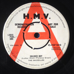 The Shirelles Soldier Boy USED VINYL 7INCH SINGLE PROMO
