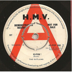 The Outlaws (3) Ku-Pow ! USED VINYL 7INCH 45 RPM PROMO