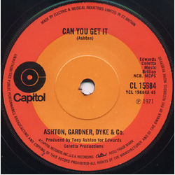 Ashton, Gardner & Dyke Can You Get It Vinyl 7" USED