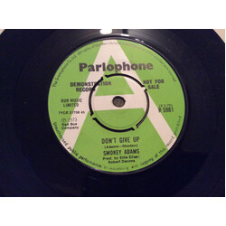 Smokey Adams Don't Give Up USED VINYL 7INCH 45 RPM PROMO