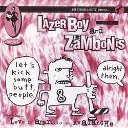 Lazerboy / The Zambonis Love In Amarillo / Avalanche USED VINYL 7INCH