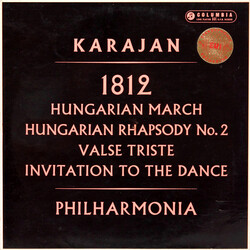 Herbert von Karajan / Philharmonia Orchestra 1812 / Hungarian March / Hungarian Rhapsody No. 2 / Valse Triste / Invitation To The Dance Vinyl LP USED
