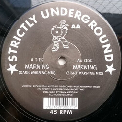 Undercover Movement Warning USED VINYL 12INCH 45 RPM