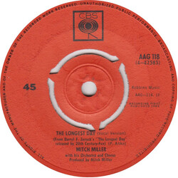 Mitch Miller And His Orchestra And Chorus The Longest Day USED VINYL 7INCH 45 RPM SINGLE