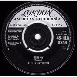 The Ventures Ginchy / Lullaby Of The Leaves Vinyl 7" USED