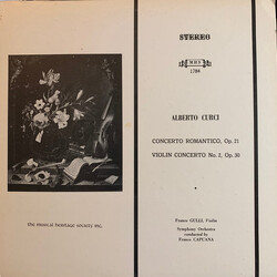 Alberto Curci / Franco Gulli / Franco Capuana Concerto Romantico Op.21, Violin Concerto No.2 Op.30 Vinyl LP USED