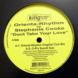 Orienta-Rhythm / Stephanie Cooke Don't Take Your Love USED VINYL 12INCH 33 S RPM