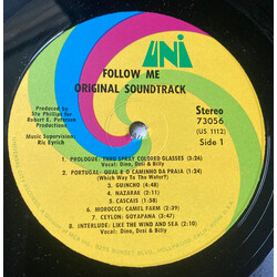 Stu Phillips Follow Me (Original Soundtrack Album) Vinyl LP USED