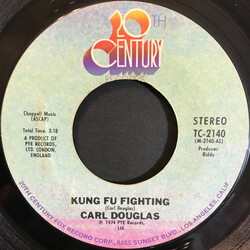Carl Douglas Kung Fu Fighting USED VINYL 7INCH 45 RPM SINGLE STYRENE STEREO
