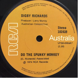 Digby Richards Do The Spunky Monkey USED VINYL 7INCH 45 RPM SINGLE