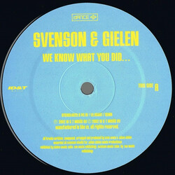 Svenson & Gielen We Know What You Did... USED VINYL 12INCH