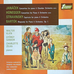 Leoš Janáček / Arthur Honegger / Igor Stravinsky / Béla Bartók Concertino For Piano & Chamber Orchestra / Concertino For Piano & Orchestra / Capriccio