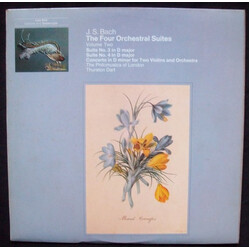 Johann Sebastian Bach / Philomusica Of London / Thurston Dart The Four Orchestral Suites Vol.2 Vinyl LP USED