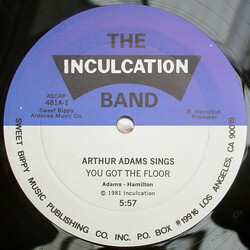 The Inculcation Band / Arthur Adams You Got The Floor USED VINYL 12INCH 33 S RPM