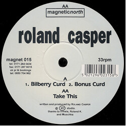 Roland Casper Bilberry Curd / Bonus Curd / Take This USED VINYL 12INCH 33 S RPM