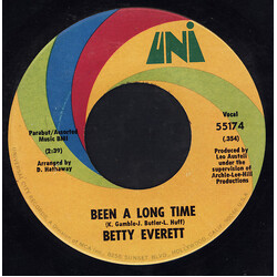 Betty Everett Been A Long Time / Just A Man's Way USED VINYL 7INCH 45 RPM SINGLE