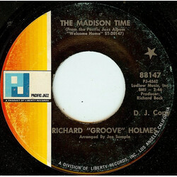 Richard "Groove" Holmes The Madison Time / The Odd Couple USED VINYL 7INCH 45 RPM SINGLE PROMO