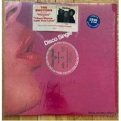The Emotions Flowers / I Don't Wanna Lose Your Love USED VINYL 12INCH 33 S RPM SINGLE
