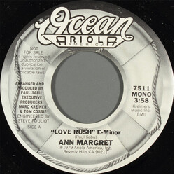 Ann Margret Love Rush E-Minor USED VINYL 7INCH 45 RPM PROMO STEREO MONO