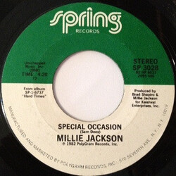 Millie Jackson Special Occasion / Blues Don't Get Tired Of Me USED VINYL 7INCH SINGLE 45 RPM