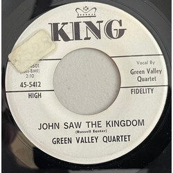 The Green Valley Quartet Bible On The Table / John Saw The Kingdom USED VINYL 7INCH 45 RPM SINGLE PROMO