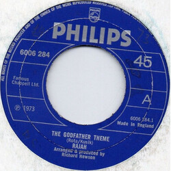 Rajah (6) The Godfather Theme USED VINYL 7INCH 45 RPM SINGLE