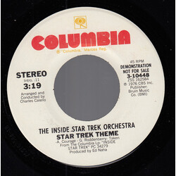 The Inside Star Trek Orchestra Star Trek Theme USED VINYL 7INCH 45 RPM PROMO STEREO MONO