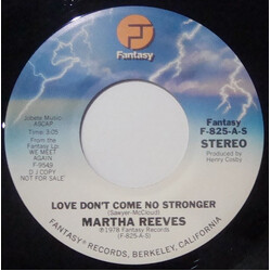 Martha Reeves Love Don't Come No Stronger Vinyl 7" USED