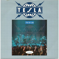 Tesla Signs USED VINYL 7INCH 45 RPM SINGLE