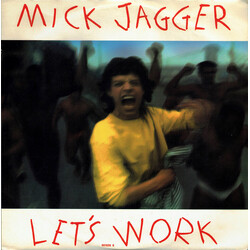 Mick Jagger Let's Work USED VINYL 12INCH 45 RPM SINGLE