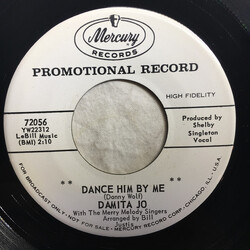 Damita Jo Dance Him By Me / Las Vegas USED VINYL 7INCH 45 RPM PROMO