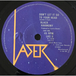 Black Harmony / D.E.B. Music Players Don't Let It Go To Your Head / Don't Let It Go To Your Brain USED VINYL 7INCH 45 RPM STEREO