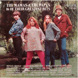 The Mamas & The Papas 16 Of Their Greatest Hits Vinyl LP USED