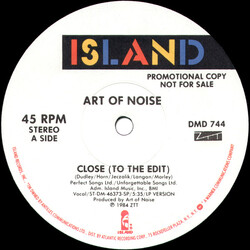 The Art Of Noise Close (To The Edit) USED VINYL 12INCH PROMO