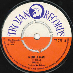 The Maytals Monkey Man USED VINYL 7INCH 45 RPM SINGLE