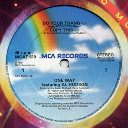One Way / Al Hudson Do Your Thang / Copy This USED VINYL 12INCH 45 RPM