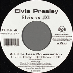 Elvis Presley / Junkie XL A Little Less Conversation USED VINYL 7INCH 45 RPM SINGLE