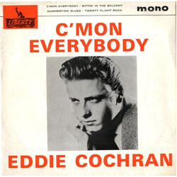 Eddie Cochran C'mon Everybody USED VINYL 7INCH 45 RPM EP REISSUE MONO