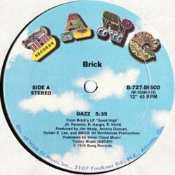 Brick Dazz USED VINYL 12INCH 45 RPM SINGLE
