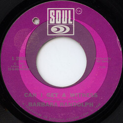 Barbara Randolph Can I Get A Witness / You Got Me Hurtin' All Over USED VINYL 7INCH 45 RPM SINGLE STYRENE