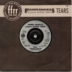 Frankie Knuckles / Satoshi Tomiie Tears USED VINYL 7INCH 45 RPM SINGLE STEREO