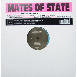 Mates Of State Re-Arranged: Remixes Volume 1 USED VINYL 12INCH LIMITED EDITION