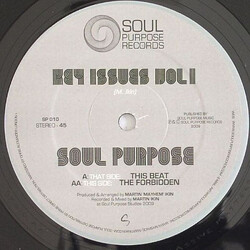 Soul Purpose (4) Key Issues Vol 1 USED VINYL 12INCH