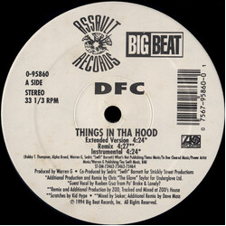 DFC (2) Things In Tha Hood / Pass The Hooter USED VINYL 12INCH