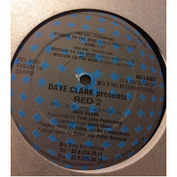 Dave Clarke Red 2 (Remixes) USED VINYL 12INCH 33 S RPM MISPRINT REPRESS
