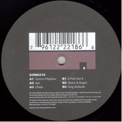 The Black Dog Techno Playtime USED VINYL 12INCH 33 S RPM REISSUE REMASTERED